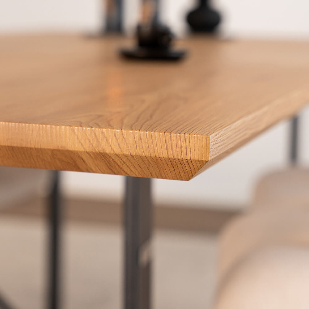 Home Deluxe 4058166271464 Esstisch Light Oak – Bild 5