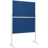 magnetoplan Moderationstafel, (B)1.200 x (H)1.500 mm, blau