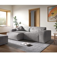 DELIFE Sirpio XL Ecksofa Silbergrau – Bild 2