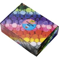 folia Pompons-Mix Bunt Jumbobox, 200 g, sortiert