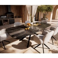 DELIFE Edge Boot Outdoortisch Keramik