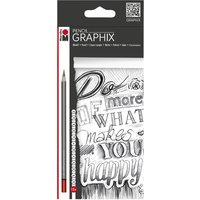 Marabu Bleistift, GRAPHIX, 12er Kartonetui