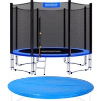 monzana Trampolin Ø305cm inkl Sicherheitsnetz TÜV SÜD GS Abdeckung – Bild 2