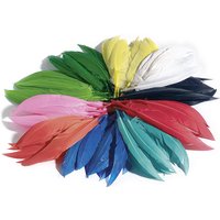 folia Indianerfedern, 100 g, farbig sortiert – Bild 2