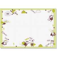 sigel Papier-Schreibunterlage, Little Heroes, 420 x 297 mm – Bild 2