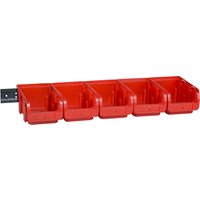 allit Sichtlagerkasten-Set ProfiPlus C 2/6, rot – Bild 2