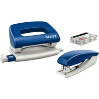 LEITZ Heftgerät- & Locher-Set, blau – Bild 2