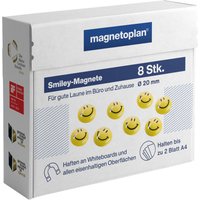 magnetoplan Haftmagnet, Smiley, Durchmesser: 30 mm – Bild 2