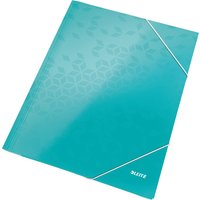 LEITZ Eckspannermappe WOW, DIN A4, Karton, eisblau – Bild 2