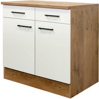 Unterschrank Avila Magnolia/Lancelot Oak NB ca. 80x85x60 cm