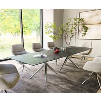 DELIFE Edge Esstisch Keramik rund