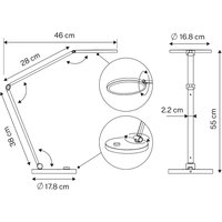 Unilux SC-64000517 LED-Tischleuchte – Bild 2