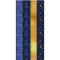 Clairefontaine Weihnachts-Geschenkpapier, Azurite