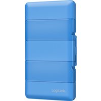 LogiLink Schutzbox für 4x M.2 NGFF/NVMe SSDs, blau – Bild 2