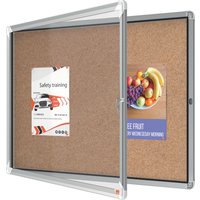 nobo Schaukasten Premium Plus, Kork-Rückwand, 8 x DIN A4 – Bild 2