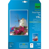 sigel InkJet-Top-Foto-Papier, DIN A4, hochglänzend, 125 g/qm – Bild 2