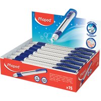 Maped Radierstift Gom-Pen, weiß/blau, 15er Display