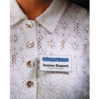 DURABLE Namensschilder, mit Magnet, 90 x 54 mm, transparent