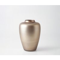 Vase Somera B22 x T22 x H32 cm Glas Opal Mundgeblasen