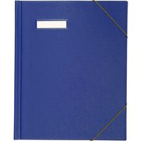 ELBA Umlaufmappe A4 aus PVC, mit Eckspannergummi, blau – Bild 2