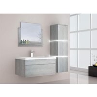 Home Deluxe 4058166164223 Badmöbelset Grau – Bild 2