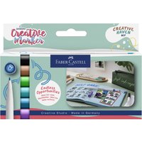 FABER-CASTELL Creative Marker GOLDFABER, 6er Etui Creative