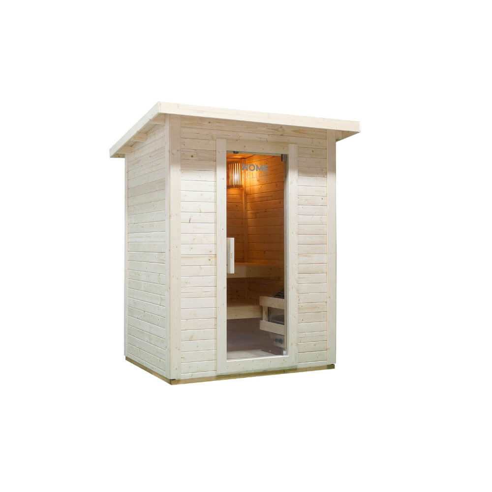 Saunahaus Outdoor TALO M - 191 x 157 cm für 2 Personen – Bild 3