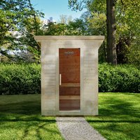 Saunahaus Outdoor TALO M - 191 x 157 cm für 2 Personen