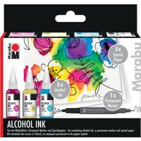 Marabu permanente Tinte Alcohol Ink-Set FLOWERS – Bild 2