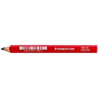 STAEDTLER Zimmermannsbleistift, medium, oval, rotbraun