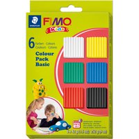 FIMO kids Modelliermasse-Set Colour Pack, basic, 6er Set