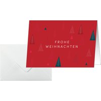 sigel Weihnachtskarte, Ruby Pines, A6 quer (A5)