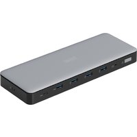 DIGITUS Docking Station, USB-C, 13-Port, grau / schwarz – Bild 2