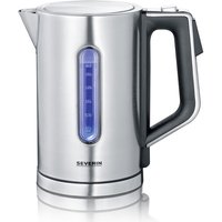 SEVERIN Wasserkocher WK 3418, 1,7 Liter, Edelstahl/schwarz – Bild 2