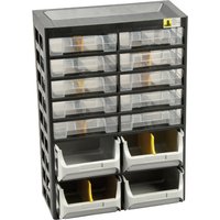 allit Kleinteilemagazin VarioPlus Basic 21, 14 Fächer