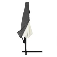 Deuba® Abdeckung Ampelschirm Sonnenschirm Anthrazit 3m