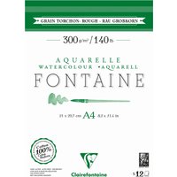 Clairefontaine Aquarellblock FONTAINE, rau, DIN A4 – Bild 2