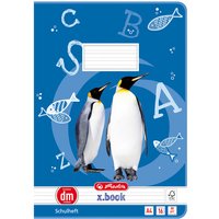 herlitz Schulheft x.book, DIN A4, Lineatur dm / liniert
