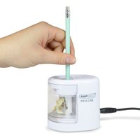 RAPESCO Elektrischer Doppel-Spitzer PS12-USB, weiß – Bild 2