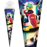 ROTH Schultüte, Kart Race, eckig, 850 mm, Folie