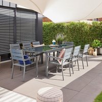 Home Deluxe 4058166165107 Gartentisch Glas