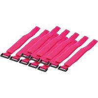 LogiLink Klett-Kabelbinder, 500 x 20 mm, pink