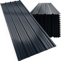 Gardebruk® Trapezblech 28er-Set Anthrazit 110x46cm 14m²