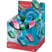 Maped Doppel-Spitzdose Clean, farbig sortiert, 24er Display – Bild 2