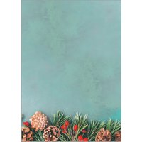 sigel Weihnachts-Motiv-Papier, Green Christmas, A4, 90 g/qm – Bild 2