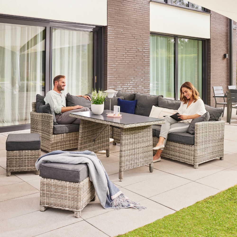 Home Deluxe 4058166242877 Rattan Sitzgruppe – Bild 5