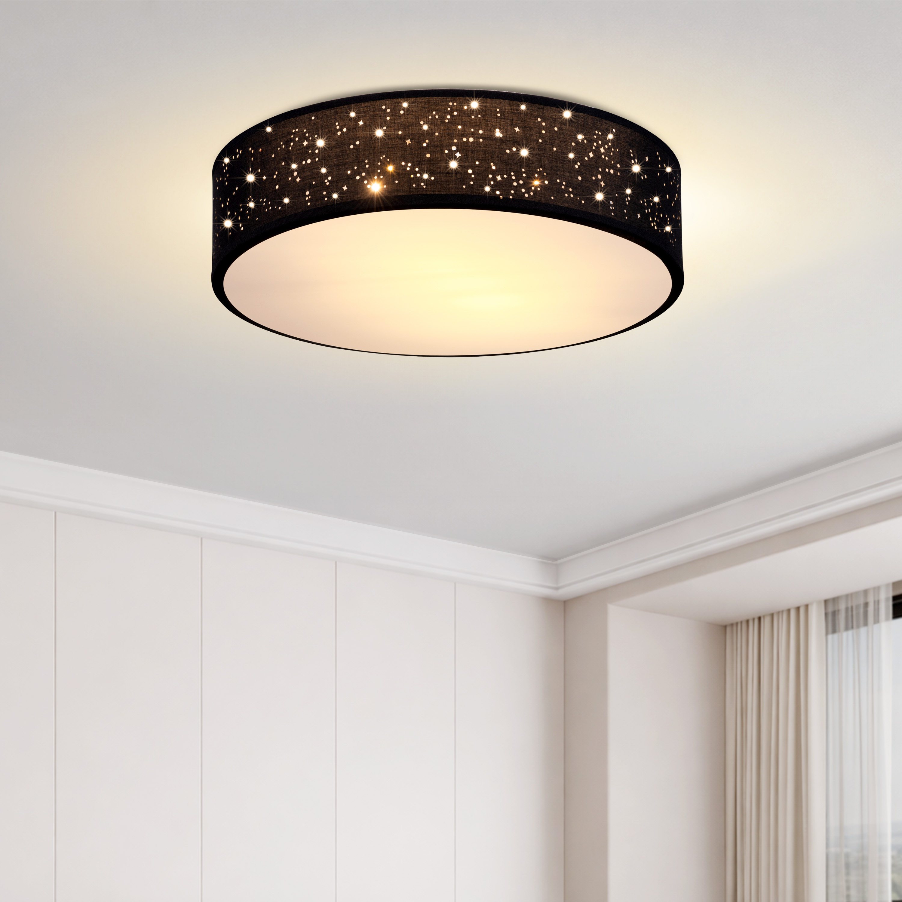 monzana 109407 Deckenlampe Schwarz – Bild 2