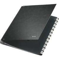 LEITZ Pultordner, A4, 1-12, 12 Fächer, Hartpappe, schwarz – Bild 2
