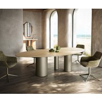 DELIFE Edge Esstisch Oval Keramik