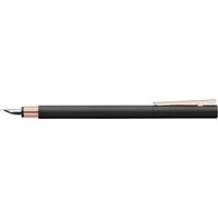 FABER-CASTELL Füllhalter NEO Slim Metall, schwarz/rosé, F